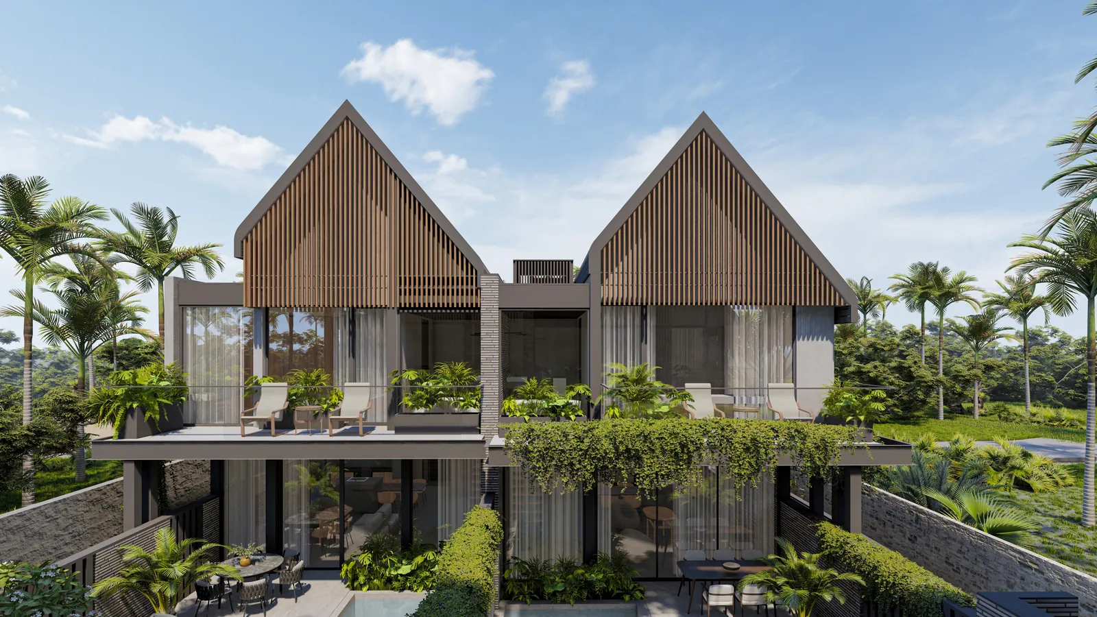 Four Palms villas render