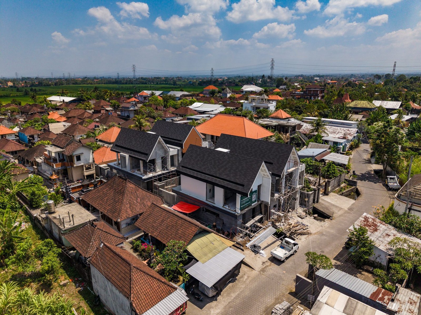 Aerial photograph of the Four Palms site within its neighbourhood