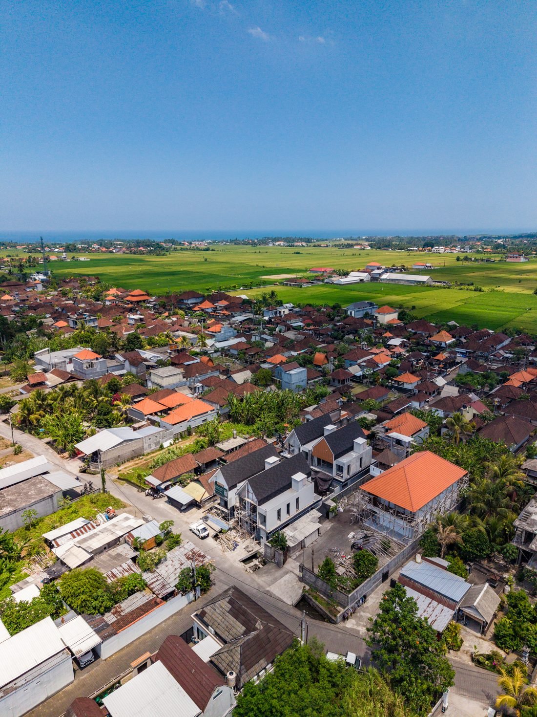 Rice fields beside the Four Palms site in Kedungu, 22 September 2026