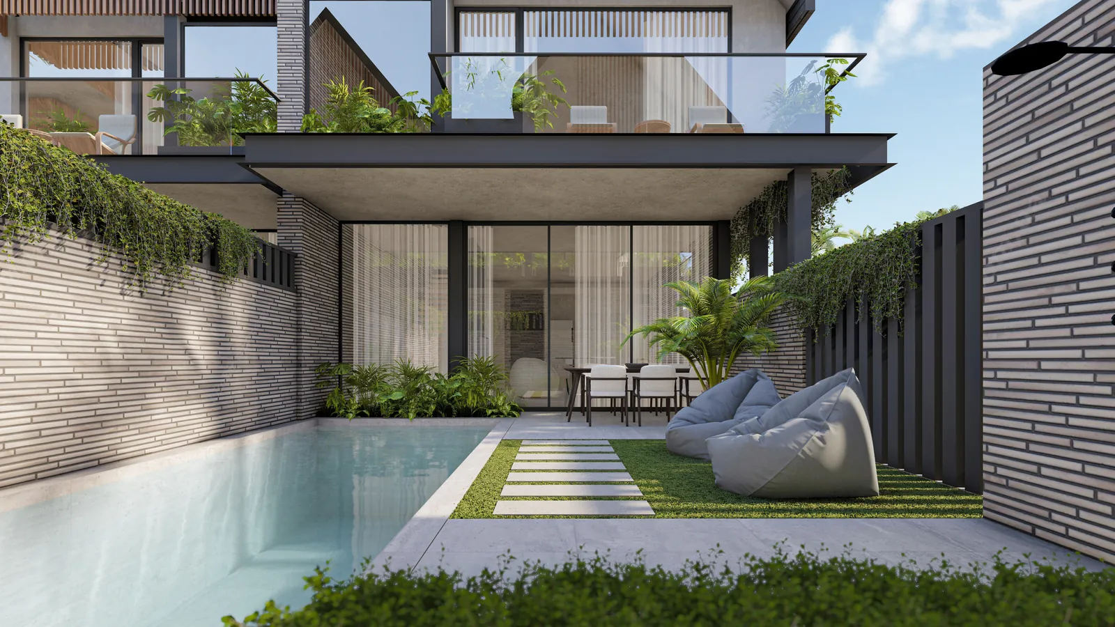 Private pool render
