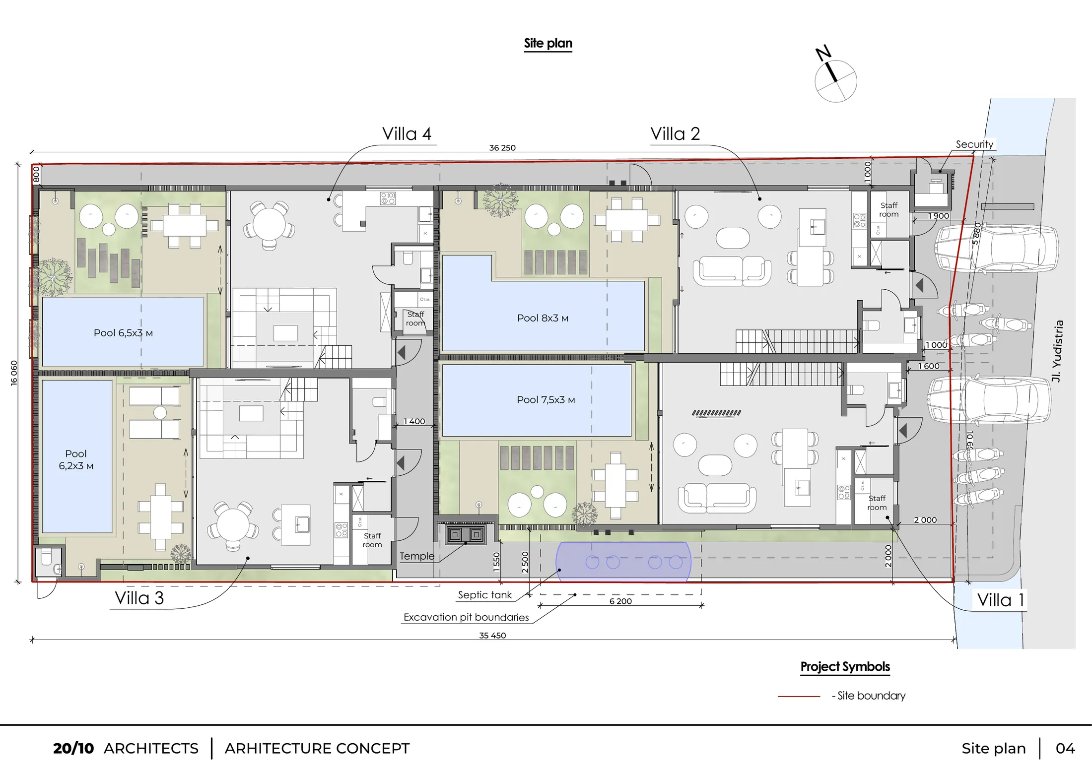 Four Palms site plan